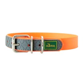 Hundehalsbnd Hunter Convenience Orange (28-36 cm)