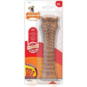 Hund Bidering Nylabone Dura Chew Bacon Strrelse XL Nylon