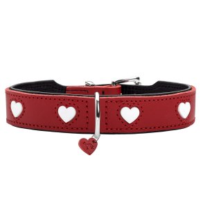 Hundehalsbnd Hunter Love Rd S/M 38-44 cm