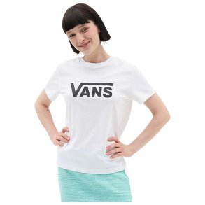 Kortrmet T-shirt til Kvinder Vans Drop V Ss Crew-B
