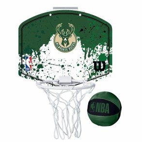 Basketballkurv Wilson Nba Team Mini Hoop - Milwaukee bucks Gr�n