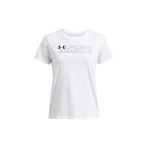 Kortrmet T-shirt til Kvinder Under Armour Bl Pack SS Hvid