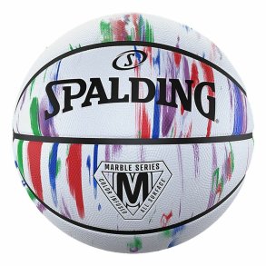 Basketball Spalding Marble Series Hvid (St�rrelse 7)