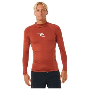 Bade T-shirt Rip Curl Waves Upf Perf L/S R�d Surf