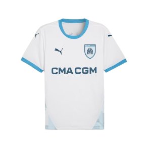 Kortrmet fodboldtrje til mnd Puma Olympique de Marseille Home 24/25