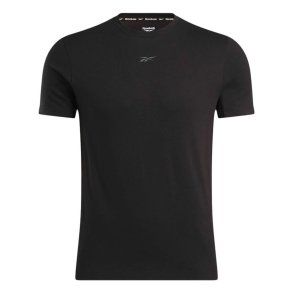 Kortrmet T-shirt til Mnd Reebok Reebok Athlete Tee Sort