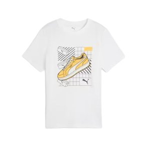 B�rne Kort�rmet T-shirt Puma Puma Graphics IV B Hvid