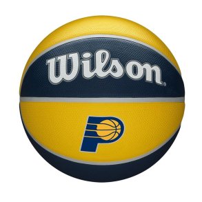 Basketball Wilson Nba Team Tribute Ind Pacers Gul Naturgummi (St�rrelse 7)