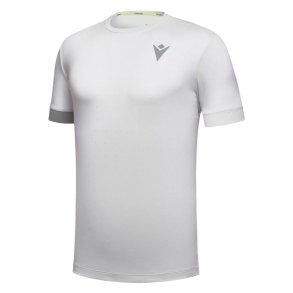 Kort�rmet T-shirt til M�nd Macron Start Cb Juan Hvid Padel