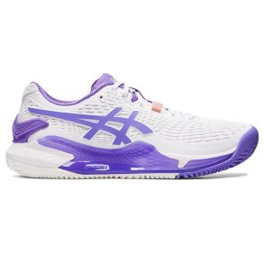 L�besko til voksne Asics Gel-Resolution 9 Clay Hvid