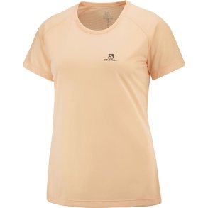 Kort�rmet T-shirt til Kvinder Salomon LC1727700 Gul (S)