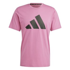 Kort�rmet T-shirt til M�nd Adidas IC1218 Blomme (S)