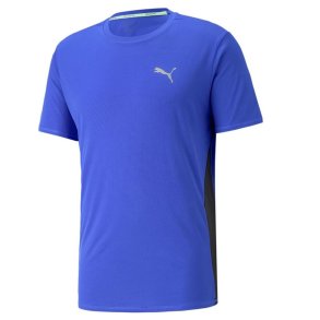 Kort�rmet T-shirt til M�nd Puma Bl�