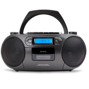 CD-radio Aiwa Sort LCD-skrm Bluetooth 5.0