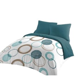 Dynebetrk st HOME LINGE PASSION Grn 220 x 240 cm Cirkler