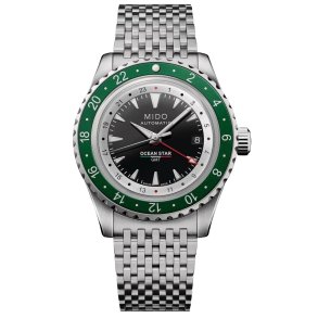 Herreur Mido OCEAN STAR GMT LIMITED EDITION Slvfarvet