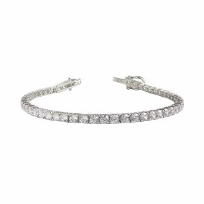 Armbnd til kvinder Albert M. WSOX00568.RD.WHI.19 Slvfarvet
