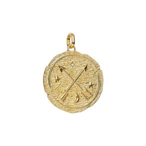 Perler til kvinder Pandora 764084C01 Gylden