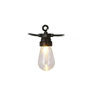 Guirlande med LED-kugler Party Lighting Vintage Varm hvid 12,5 m