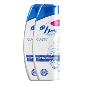 Shampoo H&S Classic Pack 2 enheder (255 ml)