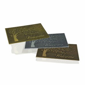 Drmtte Hidalgo Welcome Forskellige farber Gummi 75 x 45 x 0,5 cm Tr