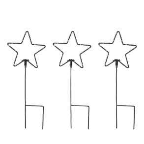 LED-havep�lss�t Lumineo Jul Stjerner � 15 x 42,5 cm MicroLED 3 Dele