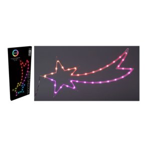 Julestjerne BASIC & CO RGB 25 x 0,6 x 60 cm