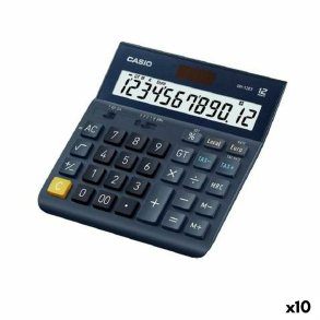 Lommeregner Casio DH-12ET Sort (10 enheder)