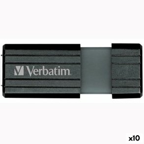 USB-stik Verbatim Store'n'Go PinStripe Sort 16 GB
