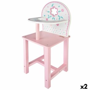 Trone Woomax 25 x 55 x 20 cm Dukker Hvid Pink 2 enheder
