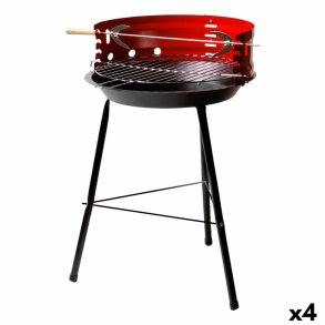 Havegrill Transportabel Aktive Tr Jern 37,5 x 70 x 38,5 cm (4 enheder) Rd