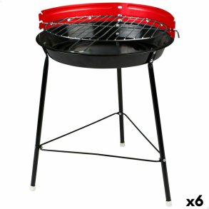 Havegrill Transportabel Aktive Jern Plastik 37 x 44 x 33 cm (6 enheder) Rd