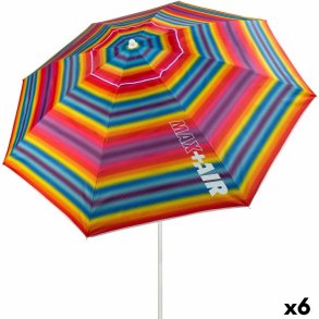 Parasol Aktive Multifarvet 220 x 207 x 220 cm 220 x 210 x 220 cm (6 enheder)