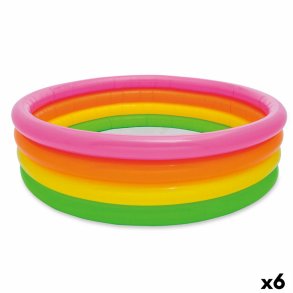 Oppustelig Pool til Brn Intex Sunset Ringe 780 L 168 x 46 x 168 cm (6 enheder)