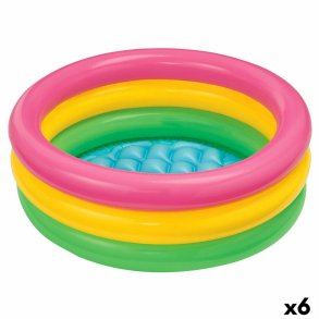 Oppustelig Pool til Brn Intex Sunset Ringe 68 L 86 x 25 x 86 cm (6 enheder)