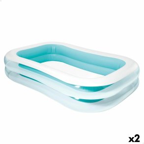 Oppustelig Pool Intex Hvid/Grn 770 L 262 x 56 x 175 cm (2 enheder)