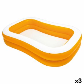 Oppustelig Pool Intex Mandarin Orange 600 L 229 x 48 x 152 cm (3 enheder)