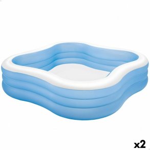 Oppustelig Pool Intex Bl 1250 L 229 x 56 x 229 cm (2 enheder)