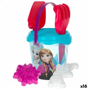 St med legetj til stranden Frozen Elsa & Anna  18 cm (16 enheder)