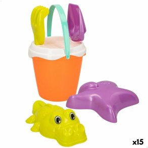 St med legetj til stranden Colorbaby  18 cm polypropylen (15 enheder)