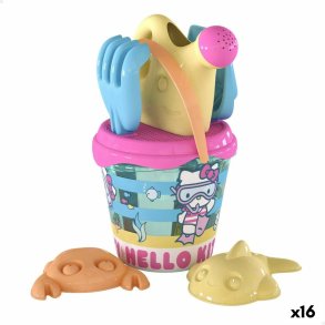 St med legetj til stranden Hello Kitty  18 cm (16 enheder)