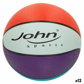 Basketball John Sports Rainbow 7  24 cm 12 enheder