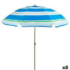 Parasol Aktive Bl� R�d � 200 cm 200 x 196 x 200 cm UV50 (6 enheder)