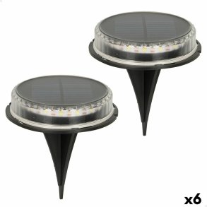 S�t med solcelle-havelys Aktive 2 Dele Plastik 12 x 13,5 x 12 cm (6 enheder)