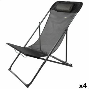 Liggende lounder Aktive Sort 53 x 87 x 78 cm (4 enheder)