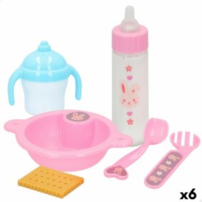 Dukke Tilbehr Colorbaby 21 x 14 x 4,5 cm 6 enheder 7 Dele