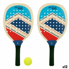 Strandskovle med bold Aktive Bl Rd (12 enheder)