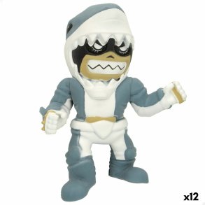 Action Figurer Eolo Super Masked Jaw Boy 14 x 16 x 8,5 cm Elastik (12 enheder)