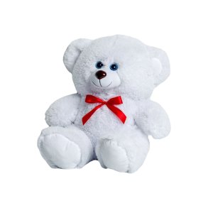 Bjrnebamse GO GIFT TOMMY 65 WH Hvid plys 65 cm