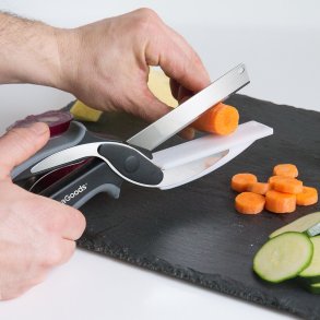 Kkken Kniv-Saks Med Integreret Mini Skrebrt Scible InnovaGoods
